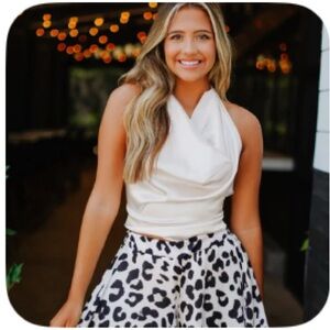 Champagne Color Halter Top